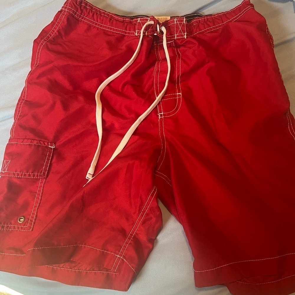 Men's 32/34 Red Bathing Suit